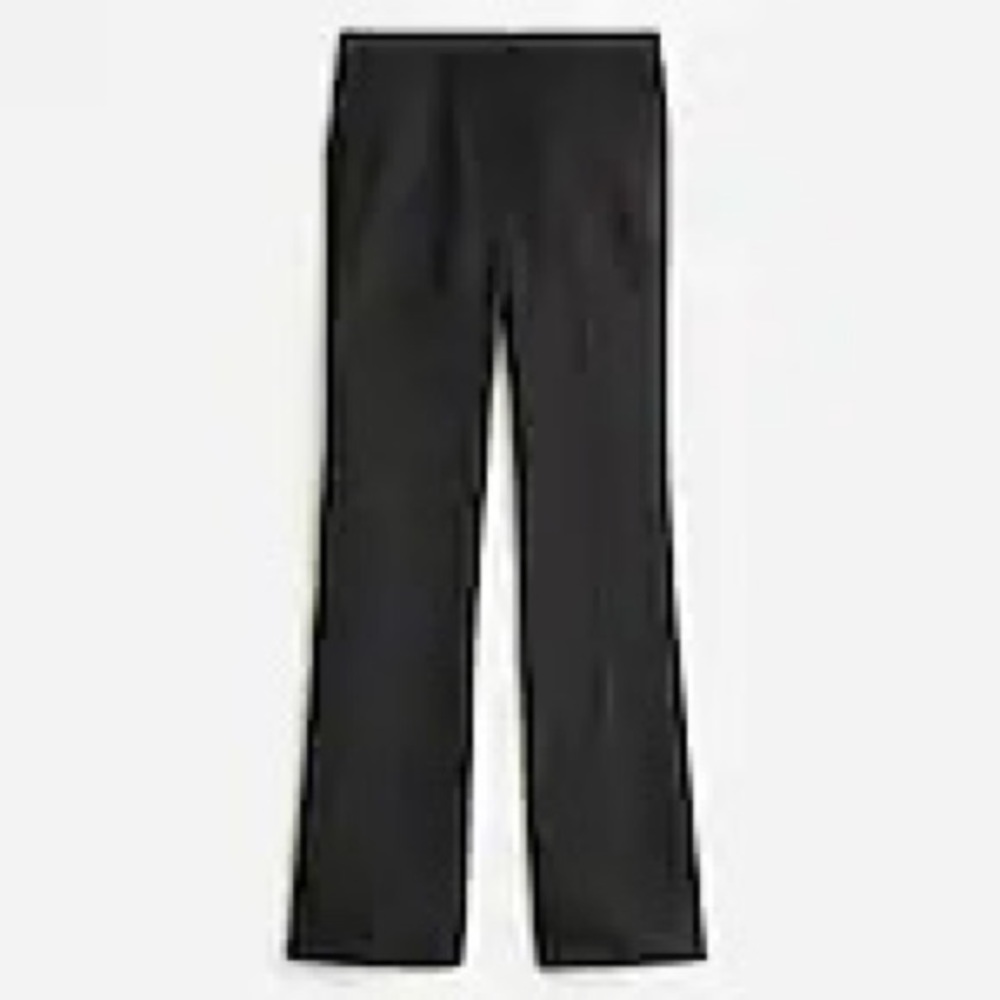 J.Crew Willa full-length flare pant in Italian city wool BK267